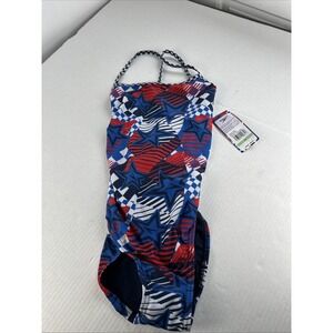 Speedo Women's 36 Americana Look Stars Stripes New 921‎ Pro LT